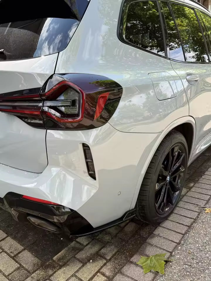 Lames latérales de pare-choc arrière BMW X3 G01 LCI M Sport (2022–2023+)