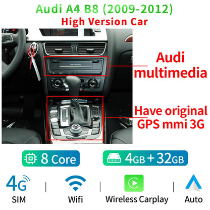 Autoradio androïde tactile Audi A4