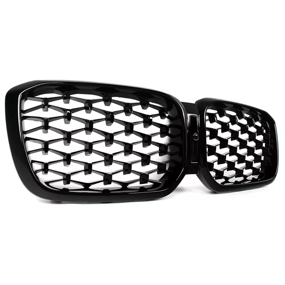 Calandre Nid-d’Abeilles Noir Brillant – BMW X3 / X4 G01 G02 LCI (2022–2024)