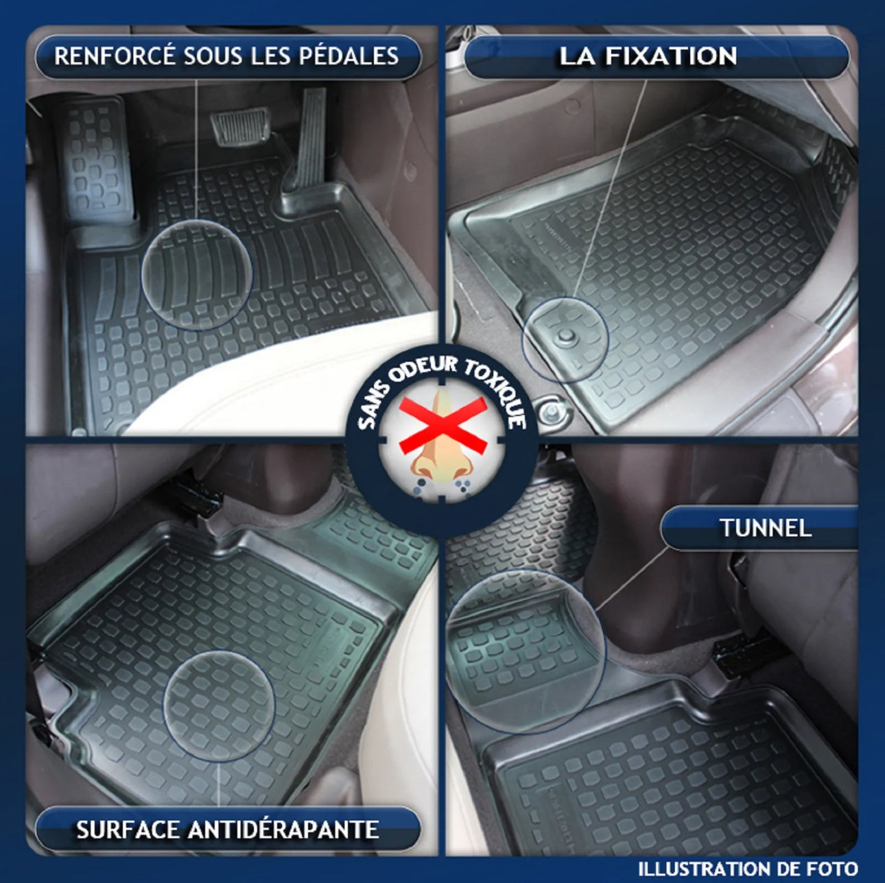 Tapis 3D sur mesure Ford Puma