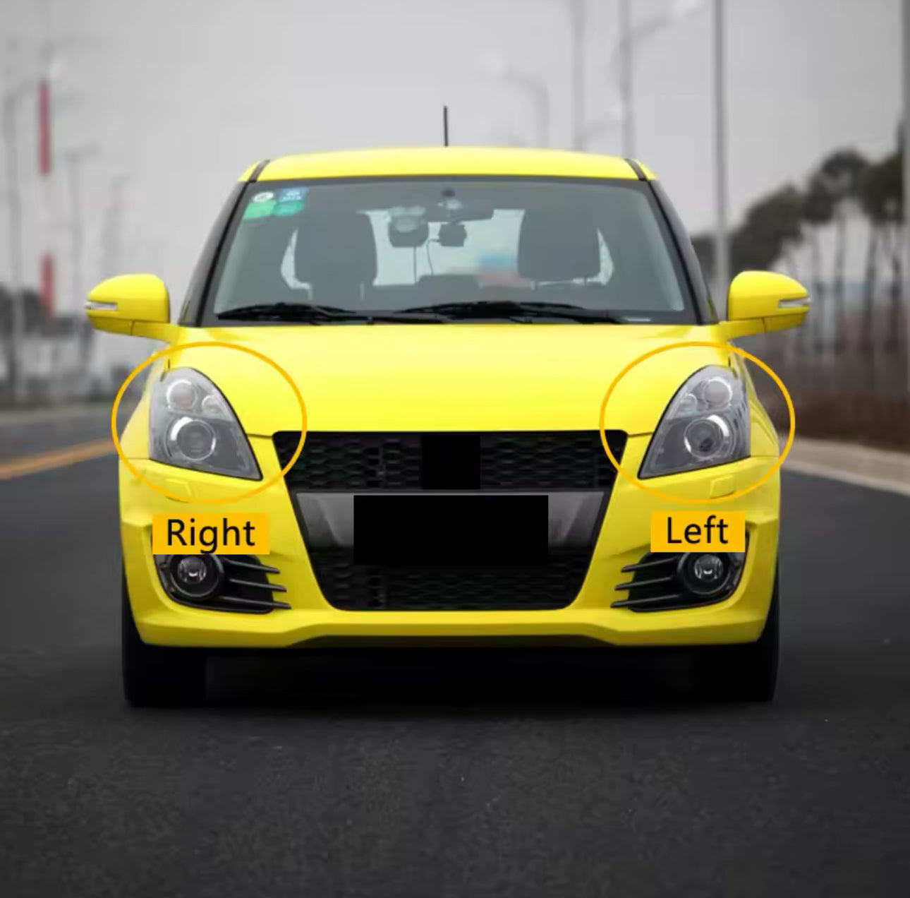 Coques de phares avants Suzuki Swift