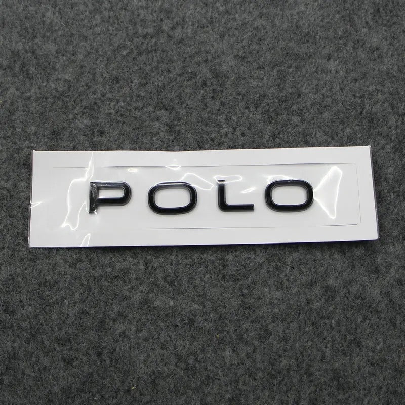 Emblème « POLO » noir brillant