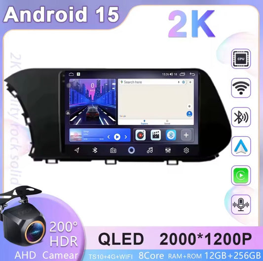 Autoradio Android Hyundai i20 – Navigation GPS, CarPlay & Performance Premium